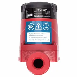 Насос циркуляційний енергозберігаючий 10-45Вт Hmax 6м Qmax 52л/хв Ø1½″ 180мм + гайки Ø1″ WETRON (774353) - мініатюра 5