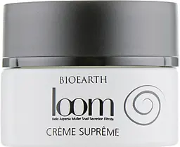 Крем для обличчя Bioearth Loom Supreme Cream з екстрактом слизу равлика 50 мл - мініатюра 2