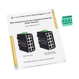 PoE-комутатор 10-портовий E-LINK LNK-IMC010GPB з 8 портами PoE (73-00155) - мініатюра 12