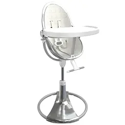 Стільчик для годування Bloom Fresco Silver/Coconut white (E10535-S\U10543-CW) - мініатюра 2