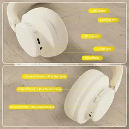 Навушники Attack Shark G500 Wireless (AS-G500-W) White (G-000003988) - мініатюра 4