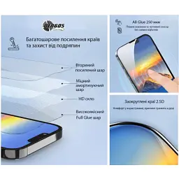 Чохол до мобільного телефона Dengos Carbon + glass Xiaomi Redmi Note 15 Black (DG-KM-185) - мініатюра 6
