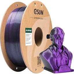 Пластик для 3D-принтера eSUN ePLA-Silk Magic 1 кг, 1.75 мм, Black Purple (EPLA-SILKMAGIC-P175BP1) - мініатюра 5