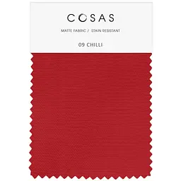Скатертина на стіл водовідштовхувальна Cosas Chili 160х300 см (Cloth_09Red_DUK_160x300) - мініатюра 8