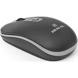 Миша REAL-EL RM-303 Wireless black-grey - мініатюра 3