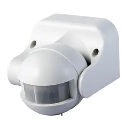 Датчик руху IP44,білий (космонавт) кут захоплення 180° LUXEL 