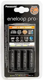 Зарядний пристрій Smart-Quick Charger + Акумулятор Eneloop Pro NI-MH AA 2500 мАг 4 шт. Panasonic teh0018744