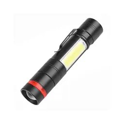 Ліхтар Quantum Assistant-M 3W LED+COB з USB, функцією Power Bank (QM-FL1033)