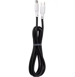 Кабель Gelius Full Silicon Cable Type-C to Type-C GP-UCN001CC 60W 1.2m Black-White - мініатюра 2