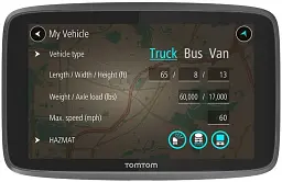 GPS-навігатор TomTom GO Professional 620 EU для вантажних автомобілів TIR - мініатюра 3