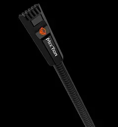 Настільний USB-мікрофон MeeTion MT-MC13 з підсвічуванням RGB 5В Гусяча шия на 360 градусів Чорний - мініатюра 2