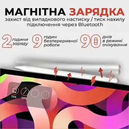 Стилус AirOn AirSens white for iPad (6126755813230) - мініатюра 3