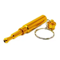 Трубка курильна металева куля HL-193 Gold (10535) - мініатюра 3