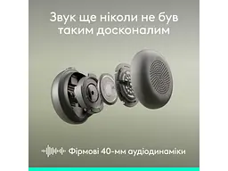 Навушники з мікрофоном Logitech Zone Wireless 2 ES Off-White (981-001508) - мініатюра 10