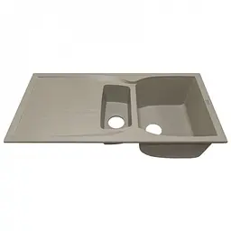 Кухонна мийка Adamant NEW LINE PLUS сахара 975x495x235 мм, з крилом 97,5 см - мініатюра 2
