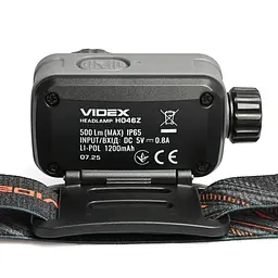 Налобний світлодіодний ліхтарик Videx VLF-H046Z, 500Lm 5000K (28770-000) - мініатюра 7