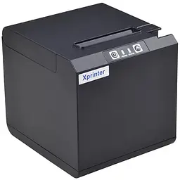 Друкарка чеків Xprinter XP-58IIK (термодрук, 90 мм/с, стрічка 58 мм, USB, чорний) - мініатюра 2