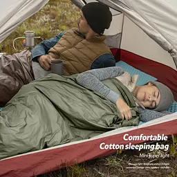 Спальний мішок Naturehike LW180 Mini NH21MSD04, правий, XL, темно-зелений - мініатюра 5