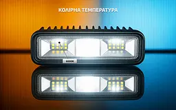 LED Додаткова Фара 160x47x45 мм 12W 6000К 9-36V Sport Далеке світло (WLP-7624) - мініатюра 3