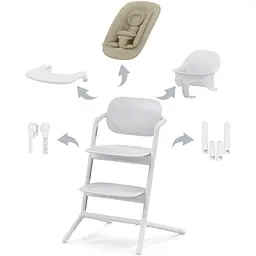 Стілець для годування Cybex Lemo 4 в 1 All White (521004829) - мініатюра 6
