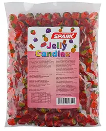 Желейні цукерки Jelly 4D Strawberry ПОЛУНИЦЯ 1 кг