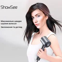 Фен ShowSee Electric Hair Dryer A18-B Black - мініатюра 4