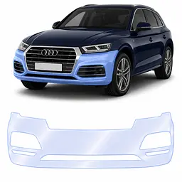 Антигравійна захисна бронеплівка за лекалами для Audi Q5 FY 2017-2020 - передній бампер