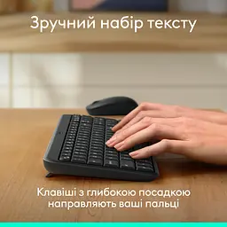 Клавіатура K250 Wireless Graphite Logitech teh0022931 - мініатюра 3