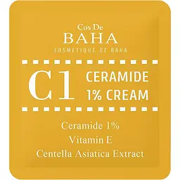 Крем для лица Cos De Baha Ceramide Gel Cream (C1) с керамидами 1.5 мл