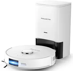 Rowenta Робот-пилосос миючий X-Plorer Serie 140+ Total Care, 5000ПаВт, h=9.5см, 0.29л, конт пилок -0.28л, вода - волозі прибирання, автон. робота до 120хв, самоочищення, білий - мініатюра 3
