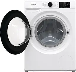 Пральна машина Gorenje фронтальна, 8кг, 1400, A+++, 55см, дисплей, пар, інвертор, білий (WNEI84BS) - мініатюра 11