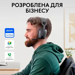 Навушники Logitech Zone Vibe Wireless UC Graphite (981-001199) - мініатюра 2