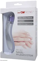 Манікюрно-педикюрний набір Clatronic NPS 3657 white-violet - мініатюра 3