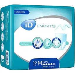 Підгузки-трусики для дорослих iD Pants Plus M, 10 шт. - мініатюра 2