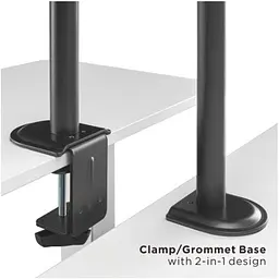 Настільне кріплення для моніторів HiSmart HS082437 17-32` Black [109027] - мініатюра 2