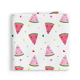 Пелюшки муслінові Cosas Happy Watermelon 75x75 см, рожеві - мініатюра 2