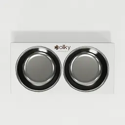 Hollky Base XS — миски на підставці для маленьких собак та котів (2 × 0,25 л) - мініатюра 3