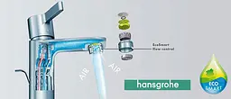 Змішувач для умивальника Hansgrohe Novus EcoSmart 71020000 Хром - мініатюра 4
