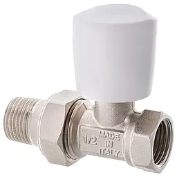 Кран радіаторний Roho R5560-050 - 1/2" прямий RO0130 - мініатюра 2
