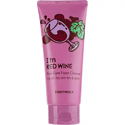 Пенка для умывания Tony Moly I'm Red Wine Pore Care Foam Cleanser Красное вино 180 мл