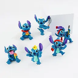 Іграшки фігурки Ліло та Стіч Lilo and Stitch набір 6 шт - мініатюра 3