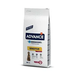 Сухий корм для собак Advance Dog Med/Maxi Sensitive Lamb&Rice 12 кг для дорослих собак з ягнятиною та рисом