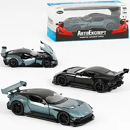 Колекційна металева модель автомобіля АвтоЕксперт Aston Martin Vulcan з інерцією, світлом та звуком 1:32 - мініатюра 8