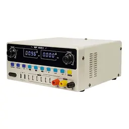 Блок живлення лабораторний WEP 3010D-V, 30V 10A, з цифровою індикацією (V/A), 3 канали пам'яті, 2 USB 5V/2A, 6 USB 0V-30V/0A-10A