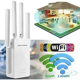 Підсилювач Wi-Fi сигналу для дому та дачі репітер 300 Мбіт/с - мініатюра 10