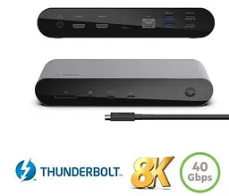 Belkin Докстанція USB-C Thunderbolt 4 Triple Display Dock 8K - мініатюра 7