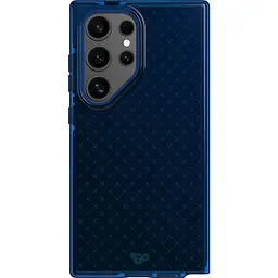 Протиударний чохол силіконовий Tech21 Evo Check для Samsung Galaxy S24 Ultra (6.8") Cobalt Blue T21-10681