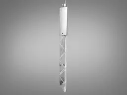 Стельова люстра LED Diasha 3001/1HR, 3W, хром, сучасний стиль для коридору, вітальні, спальні, офісу - мініатюра 3