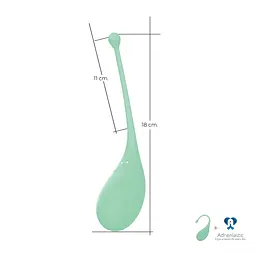 Віброяйце Adrien Lastic Palpitation 18 см м'ятний - мініатюра 4