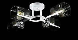 Люстра стельова Splendid Ray LGH50417/4, 4xE27, 56 см, білий, хром, сучасний стиль для дому
